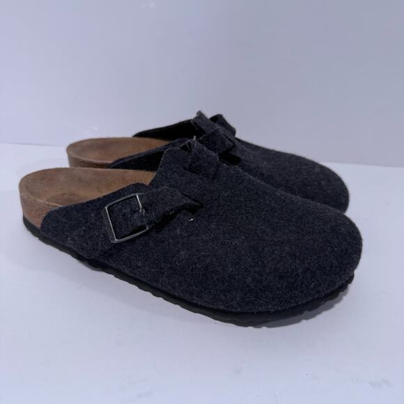 Birkenstock Boston Wool Clogs - Picture 1 of 8